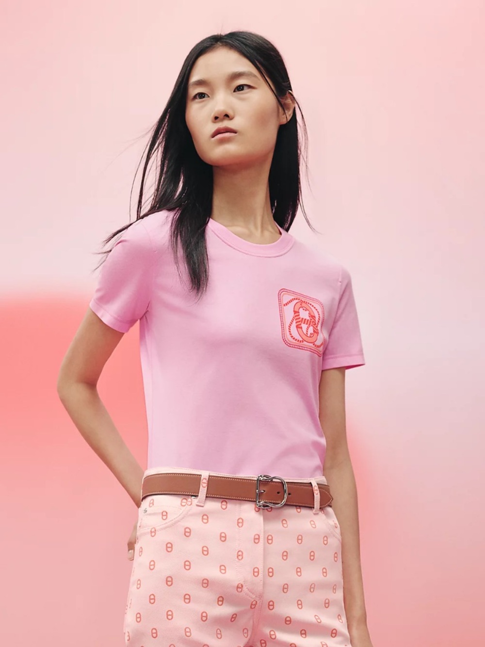Hermes "Canoe" micro t-shirt size 36